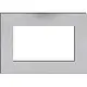 Comelit 1250M adapter voor inbouw audio-unit 1-voudig rvs zilver