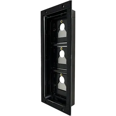 Comelit UT9333 ULTRA achterbouw 3 modulen inbouw RVS zwart