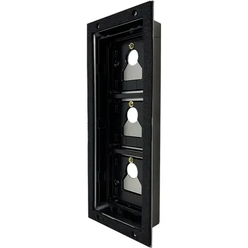 Comelit UT9333 ULTRA achterbouw 3 modulen inbouw RVS zwart