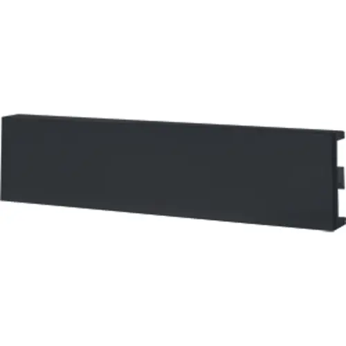 Comelit UT9221MB blindplaat inbouw systeemonafhankelijk aluminium zwart