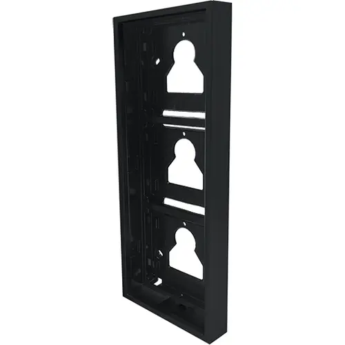 Comelit UT9173B ULTRA frame met opbouwbehuizing 3 modulen zwart