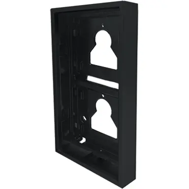 Comelit UT9172B ULTRA frame met opbouwbehuizing 2 modulen zwart