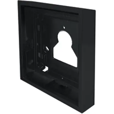 Comelit UT9171B ultra frame met opbouwbehuizing 1 module zwart aluminium