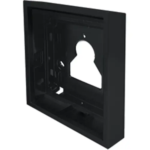 Comelit UT9171B ultra frame met opbouwbehuizing 1 module zwart aluminium