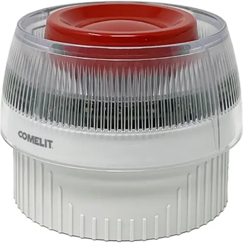 Comelit 45SCI100 draadloze geadresseerde sirene met flitslicht 92dB opbouw rood