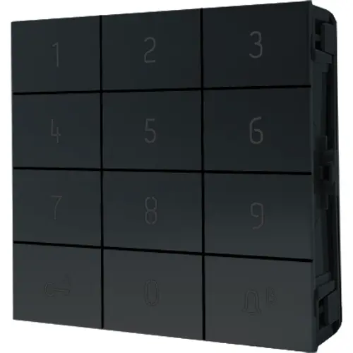 Comelit UT9279MB ULTRA code module toetsenveld inbouw aluminium zwart