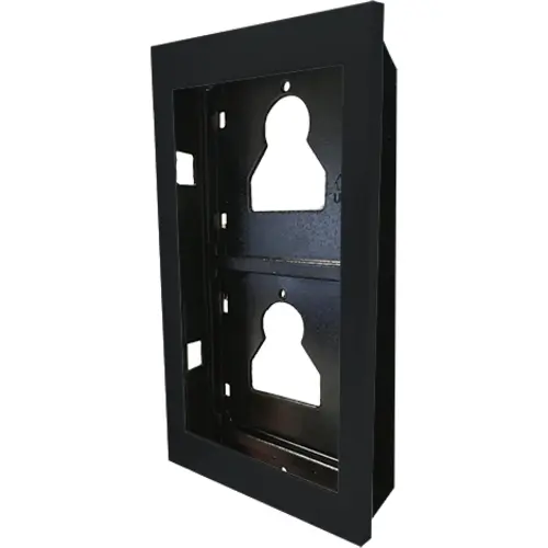 Comelit UT9162B ultra inbouwframe 2 modulen aluminium zwart