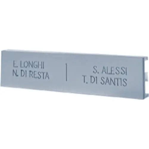 Comelit UT9212FM ULTRA Full Metal dubbele drukknop inbouw aluminium