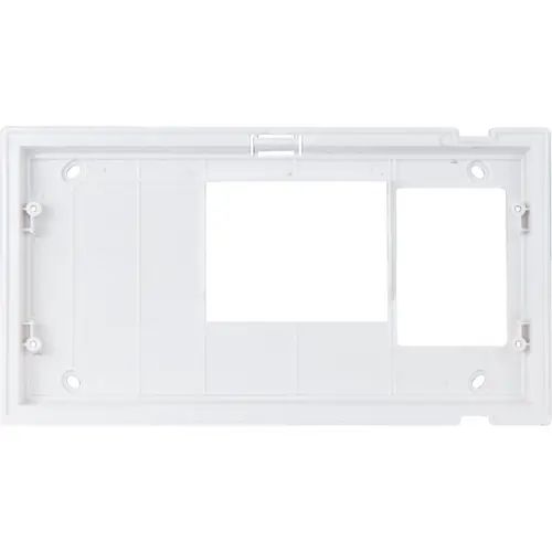 Comelit 6821 verhoogde opbouwrand voor MAXI monitor wit kunststof