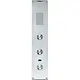 Comelit AD5003 audio deurstation traditioneel inbouw 3 drukknoppen zilver IP54