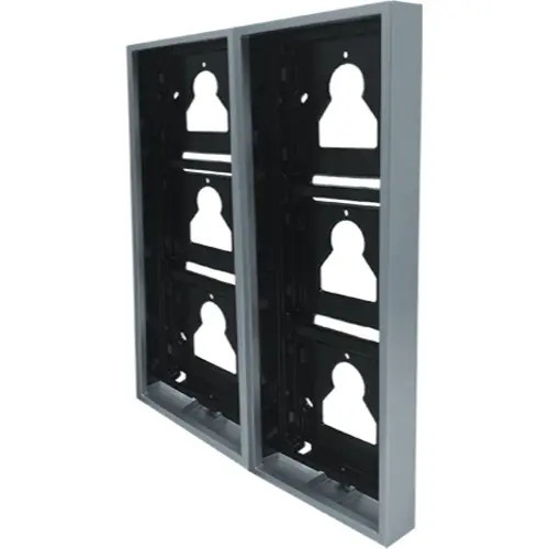 Comelit UT9176 ULTRA frame met opbouwbehuizing 6 modulen zilver aluminium