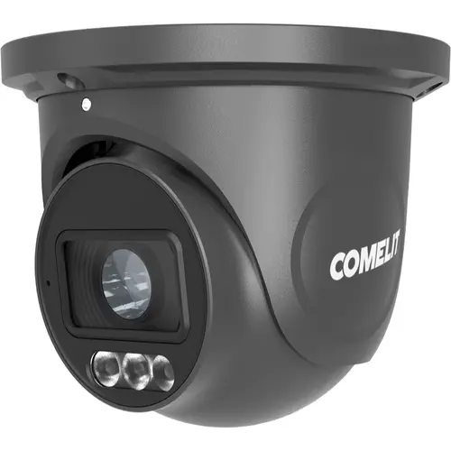 Comelit IT04N2ZAB ip camera turret color up 4MP motorzoom 12-28mm IK10 zwart IP67