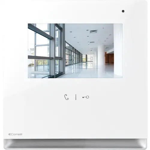 Comelit 6602W/A handsfree kleurenmonitor icona VIP touchscreen LAN inbouw wit