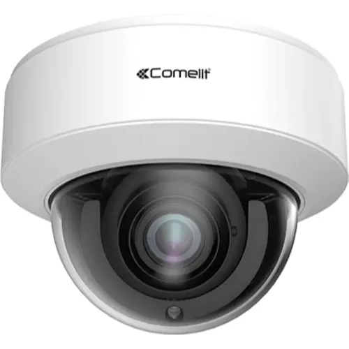 Comelit IPKCAMA08ZC IP camera vandaldome 8MP 12-28mm IP67 IK10 wit