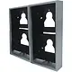 Comelit UT9174H ULTRA frame met opbouwbehuizing 2 X 2 modulen