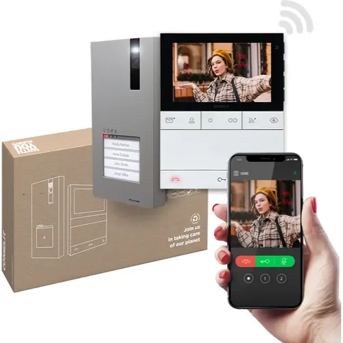 Comelit LS9451V Quadra Logos HF SBC kit met Wifi App koppeling