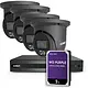 Comelit KCCTV4N4-2B cctv-kit met NVR 4 camera's 4MP 2TB HDD IP67 grijs