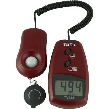 Testboy TV333 luxmeter digitaal 0-100000lx 1lx