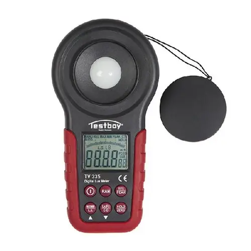 Testboy TV335 luxmeter digitaal 0-400000lx Klasse-B meetwaardegeheugen
