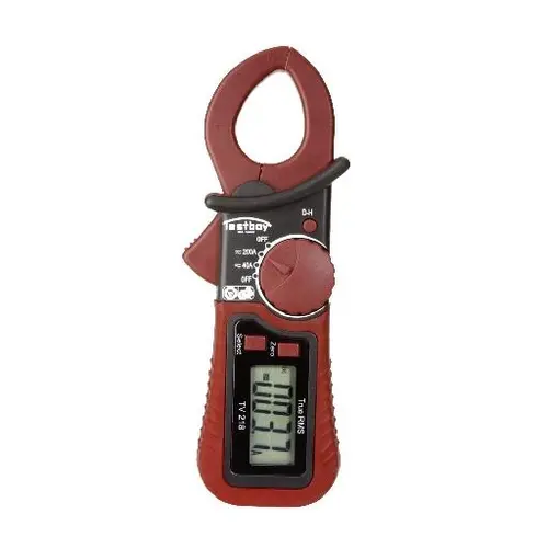 Testboy TV218 digitale stroomtang AC/DC 200A TRUE RMS CATIII 300V