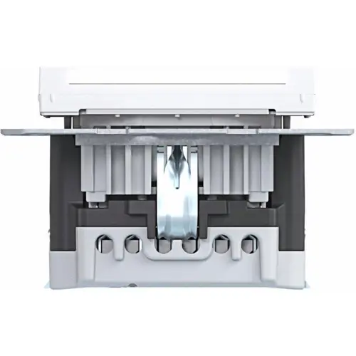 Hager Berker WAS1462WG wandcontactdoos randaarde Safety Plus met LED-orientatielicht A1/A8/C1/C8 lichtwit glans