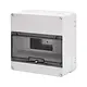 Gewiss GW40005 opbouwkast leeg 12 modules 1 rij DIN-rail IP55 transparante deur wit