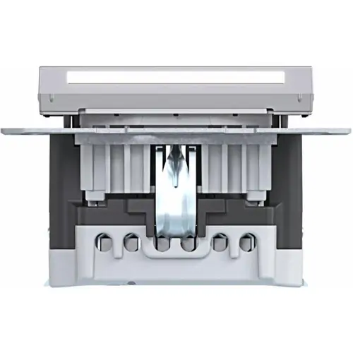 Hager Berker WAS1462TA wandcontactdoos randaarde Safety Plus met LED-orientatielicht A1/A8/C1/C8 titaan mat