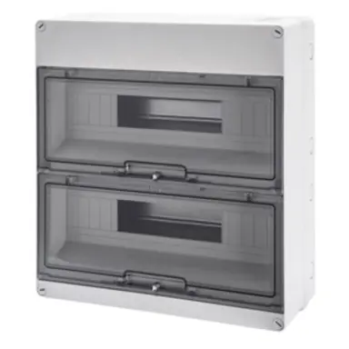 Gewiss GW40009 opbouwkast leeg 36 modules 18x2 kunststof IP55 wit