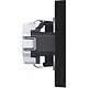 Hager Berker WAS1220BG wandcontactdoos randaarde Safety Plus voor afzonderlijke montage A1 nachtzwart glans
