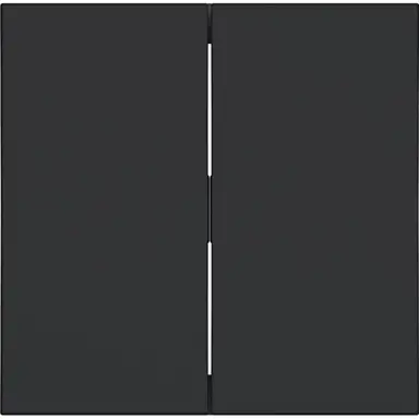Hager Berker WAW2000BM schakelwip 2-voudig A1/A8/C1/C8 nachtzwart mat