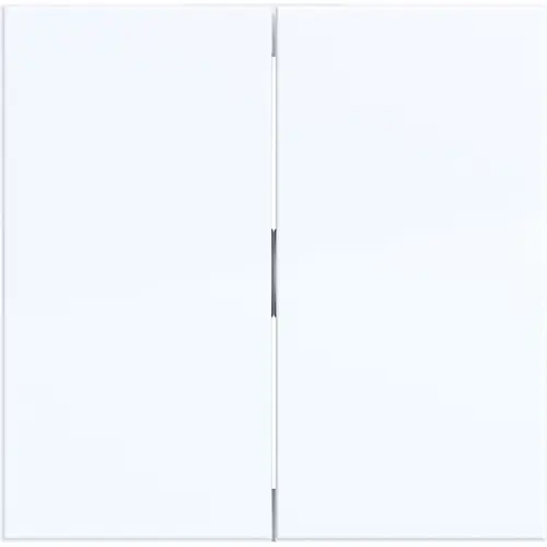 Hager Berker WAW2000WG schakelwip 2-voudig A1/A8/C1/C8 lichtwit glans