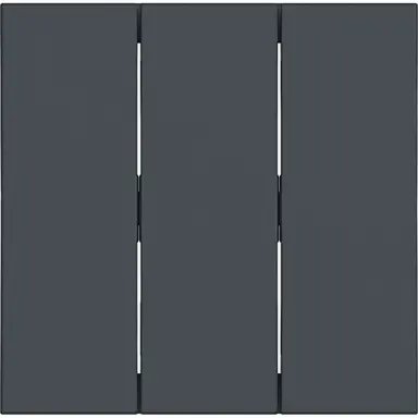 Hager Berker WAW3000AT schakelwip 3-voudig A1/A8/C1/C8 antraciet mat