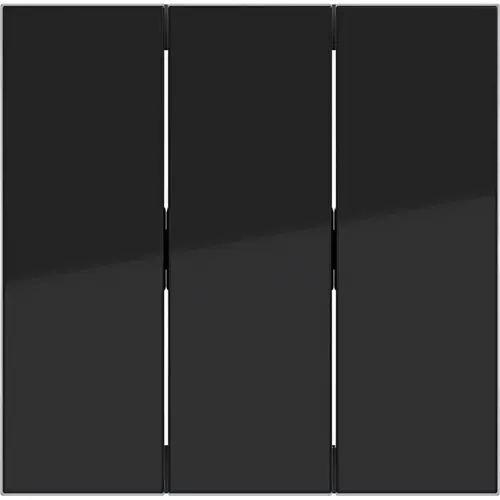 Hager Berker WAW3000BG schakelwip 3-voudig A1/A8/C1/C8 nachtzwart glans