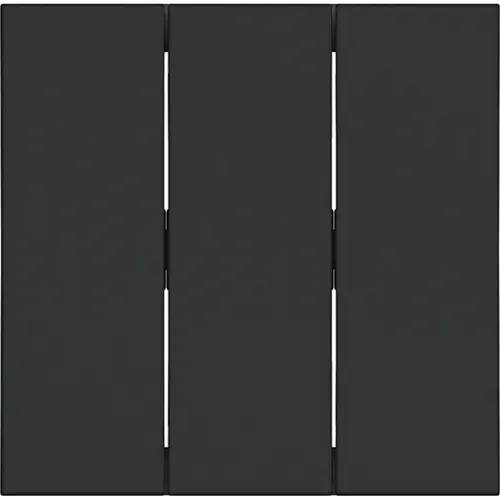 Hager Berker WAW3000BM schakelwip 3-voudig A1/A8/C1/C8 nachtzwart mat