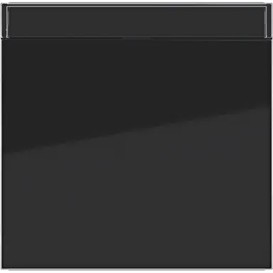 Hager Berker WAW1100BG schakelwip tekstveld A1/A8/C1/C8 nachtzwart glans