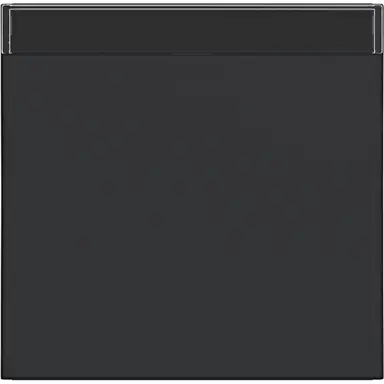 Hager Berker WAW1100BM schakelwip tekstveld A1/A8/C1/C8 nachtzwart mat