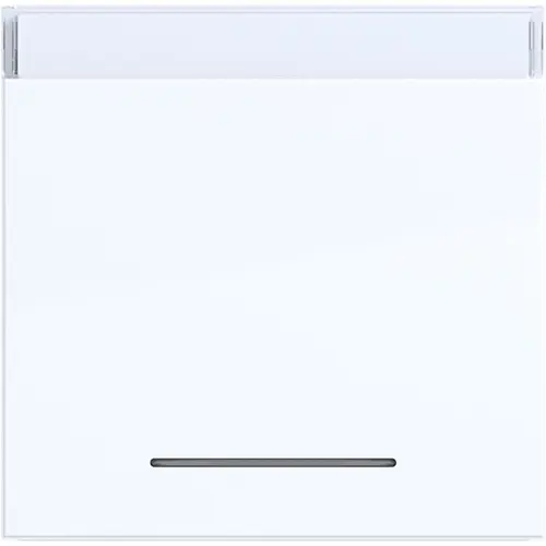 Hager Berker WAW1131WG schakelwip met tekstveld en controlevenster A1/A8/C1/C8 lichtwit glans