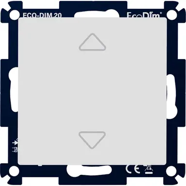 EcoDim ECO-DIM.20 nevenpost voor tastdimmer incl. witte en zwarte knop