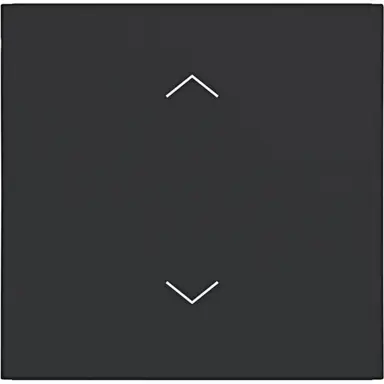 Hager Berker WAW1002BM schakelwip met pijlsymbolen A1/A8/C1/C8 nachtzwart mat