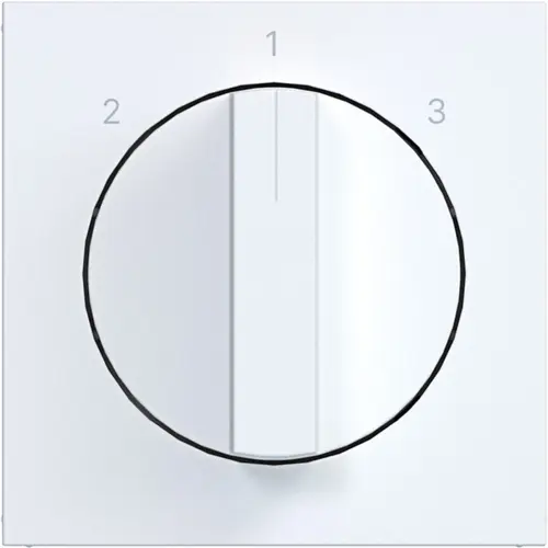 Hager Berker WAF1316WM draaiknop driestandenschakelaar 2-1-3 A1/A8/C1/C8 lichtwit mat