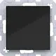 Hager Berker WAF1001BG blinddeksel incl. draagframe A1/A8/C1/C8 nachtzwart glans