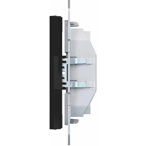 Hager Berker WAF1001BG blinddeksel incl. draagframe A1/A8/C1/C8 nachtzwart glans