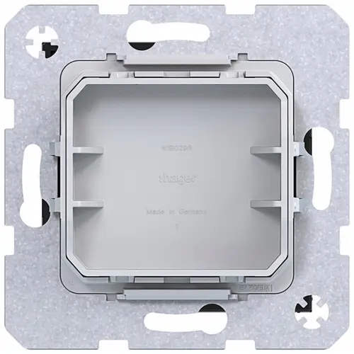 Hager Berker WAF1001BG blinddeksel incl. draagframe A1/A8/C1/C8 nachtzwart glans