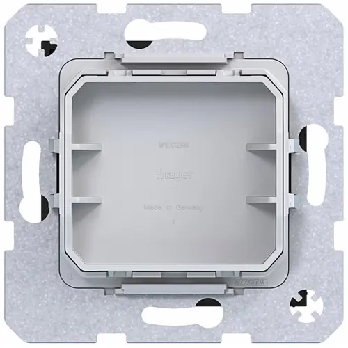Hager Berker WAF1001BM blinddeksel incl. draagframe A1/A8/C1/C8 nachtzwart mat