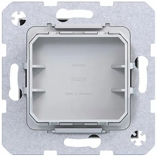 Hager Berker WAF1001TA blinddeksel incl. draagframe A1/A8/C1/C8 titaan