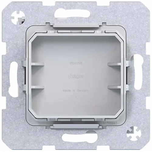 Hager Berker WAF1001WG blinddeksel incl. draagframe A1/A8/C1/C8 lichtwit glans