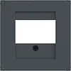 Hager Berker WAF1104AT centraalplaat USB / luidspreker A1/A8/C1/C8 antraciet mat