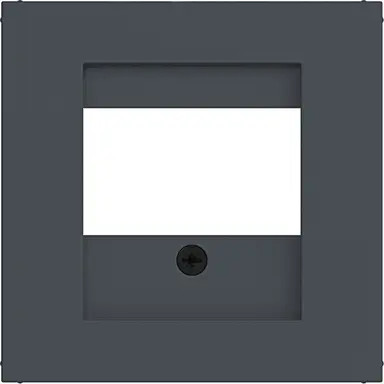Hager Berker WAF1104AT centraalplaat USB / luidspreker A1/A8/C1/C8 antraciet mat