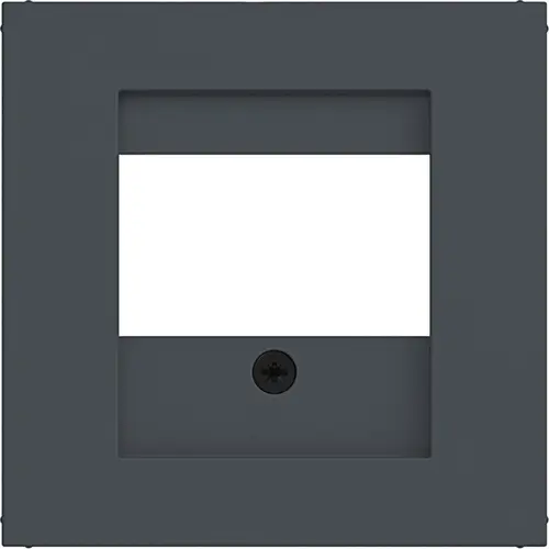 Hager Berker WAF1104AT centraalplaat USB / luidspreker A1/A8/C1/C8 antraciet mat