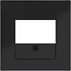 Hager Berker WAF1104BG centraalplaat USB / luidspreker A1/A8/C1/C8 nachtzwart glans